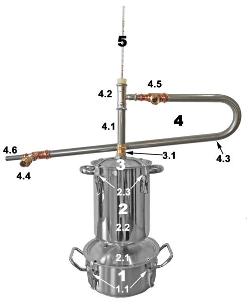 Large Still for Essential Oil and Schnapps